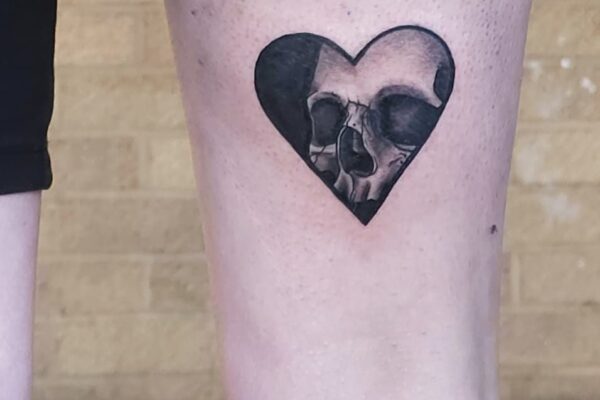 Heart skull